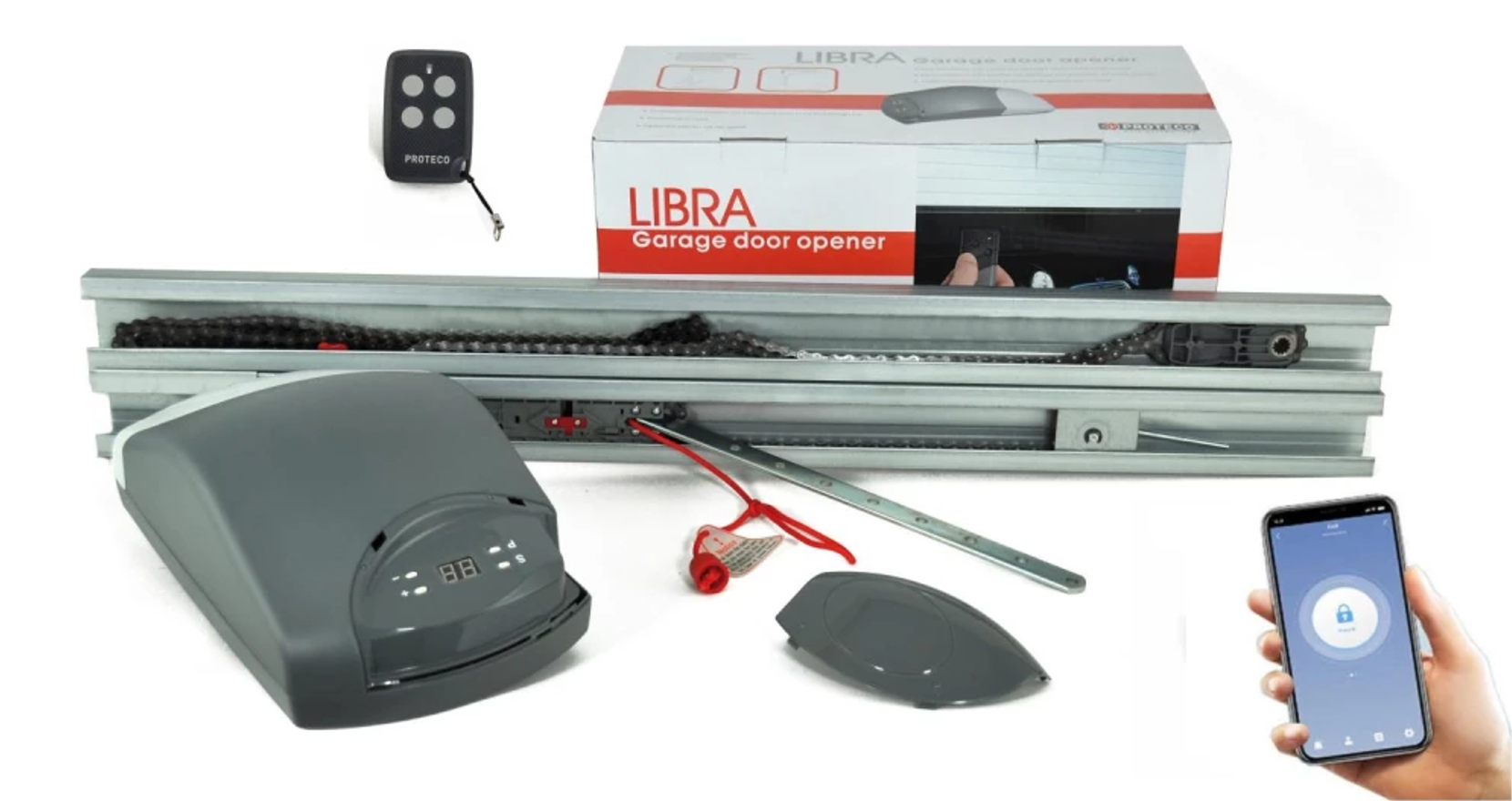 PROTECO LIBRA New / REM3 - Motorisation de Porte de Garage Connectée