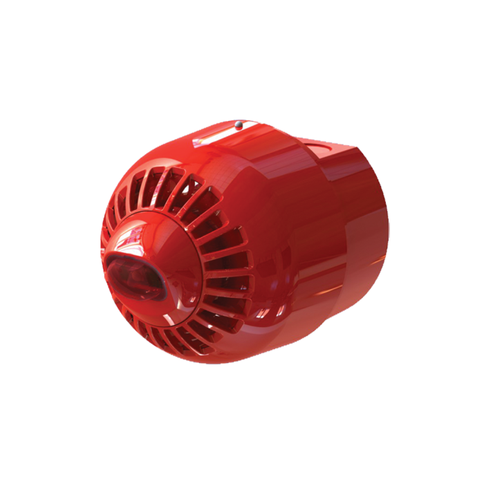 Sirène extérieure avec flash – 97 dB, 32 tonalités programmables – 24V – IP65 EN54-23 UTC Kilsen