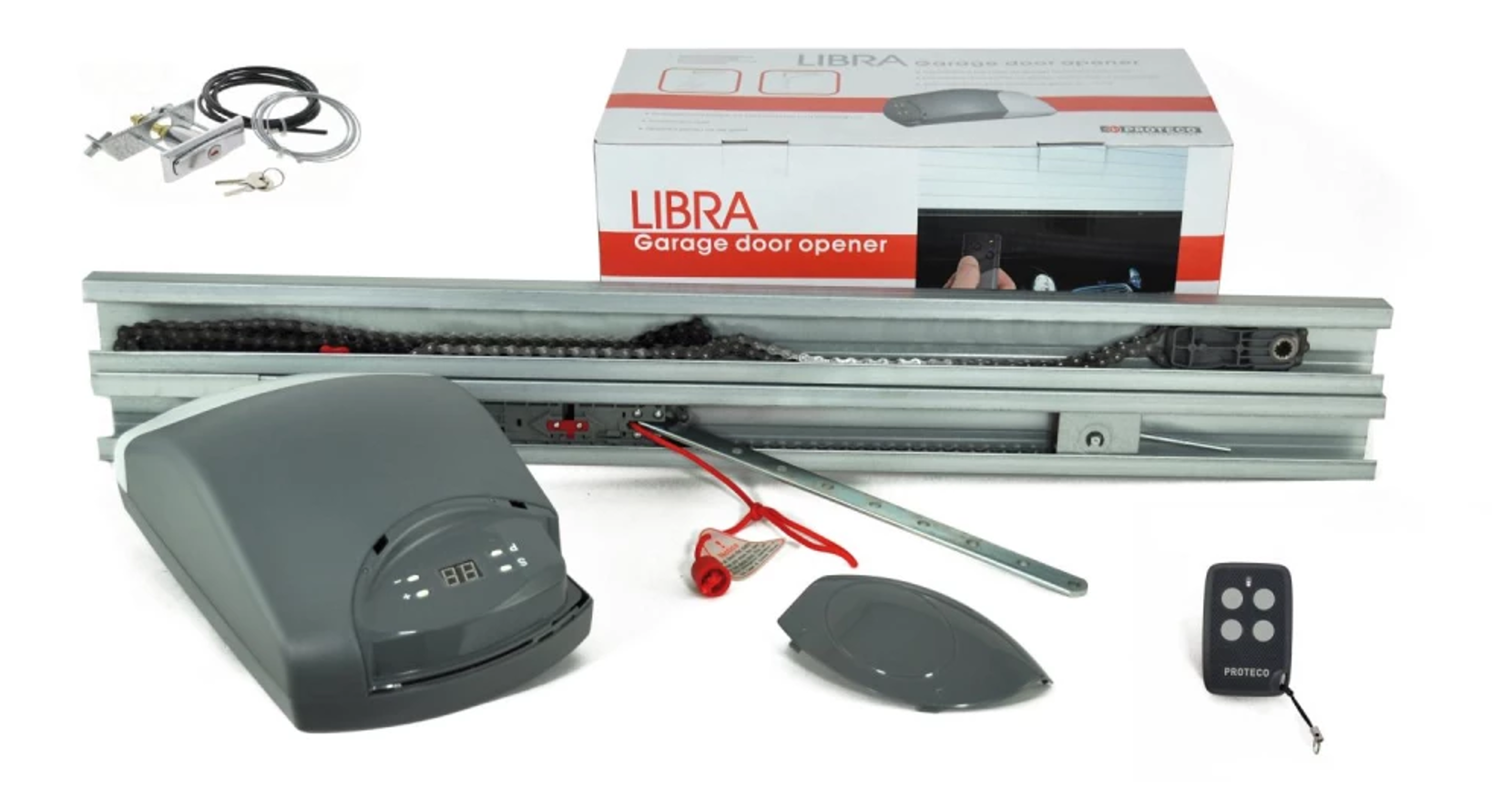 PROTECO LIBRA New avec Déverrouillage de Secours - Motorisation de Porte de Garage