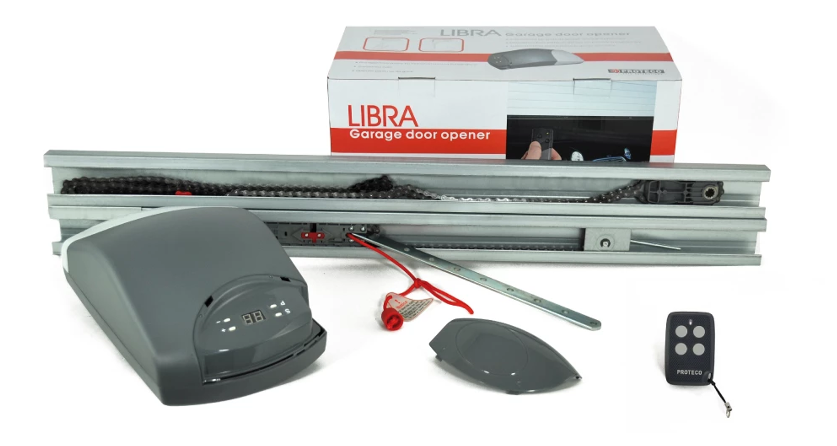 PROTECO LIBRA + NEW PROTECO avec Déverrouillage de Secours - Motorisation de Porte de Garage