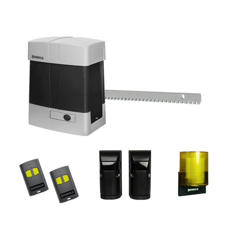 BULL 20 HE – Kit moteur coulissant 2000Kg + 4m crémaillère