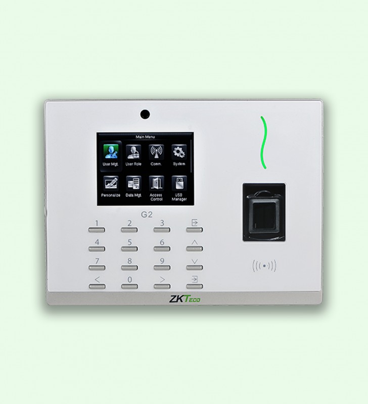ZKTeco G2 Controle d'acces avec lecteur d'empreintes digitales