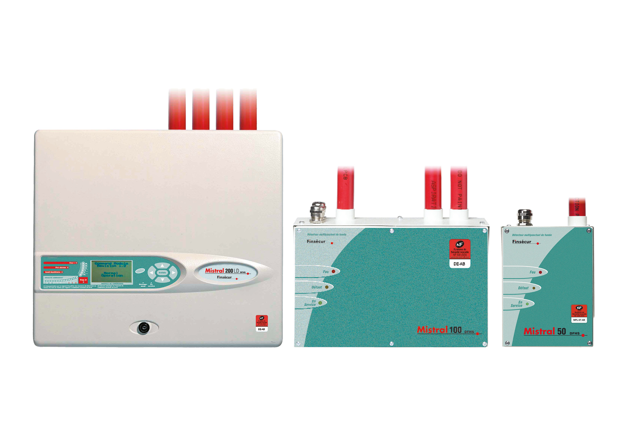 Finsécur Mistral 50, 100 et 200 LCD – Détecteurs spéciaux