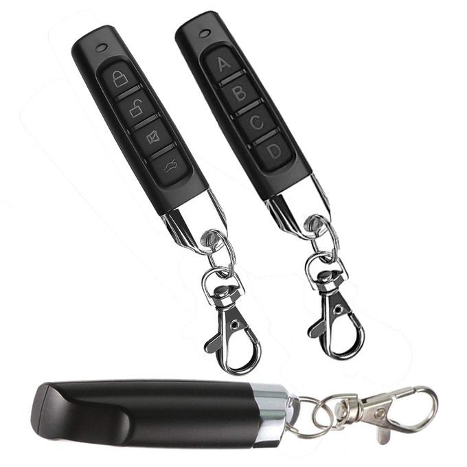 2 TÉLÉCOMMANDES UNIVERSELLES SANS FIL 433 MHZ POUR OUVRE-PORTE DE GARAGE ET PORTE ÉLECTRIQUE